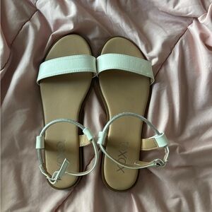 White Sandals by